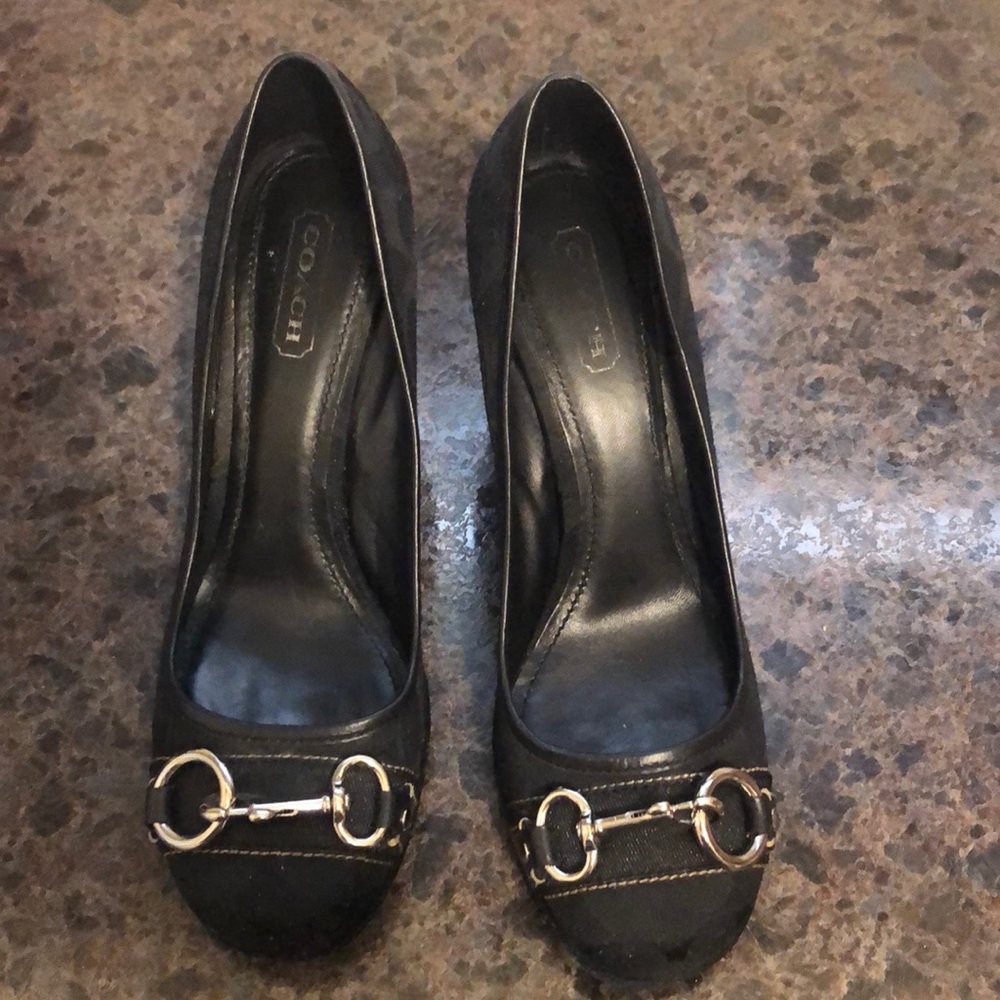 Coach wedge heels